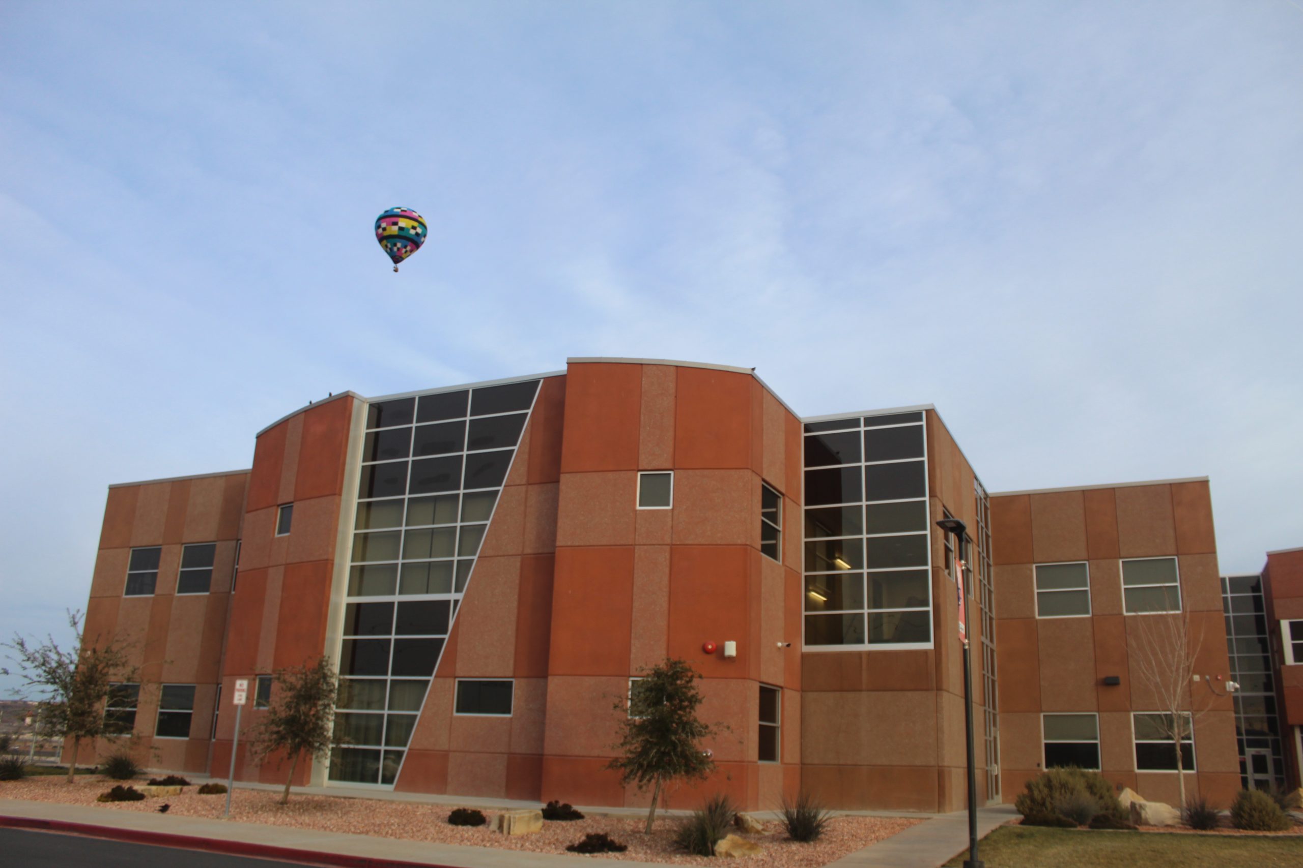 Washington Fields Intermediate side of school