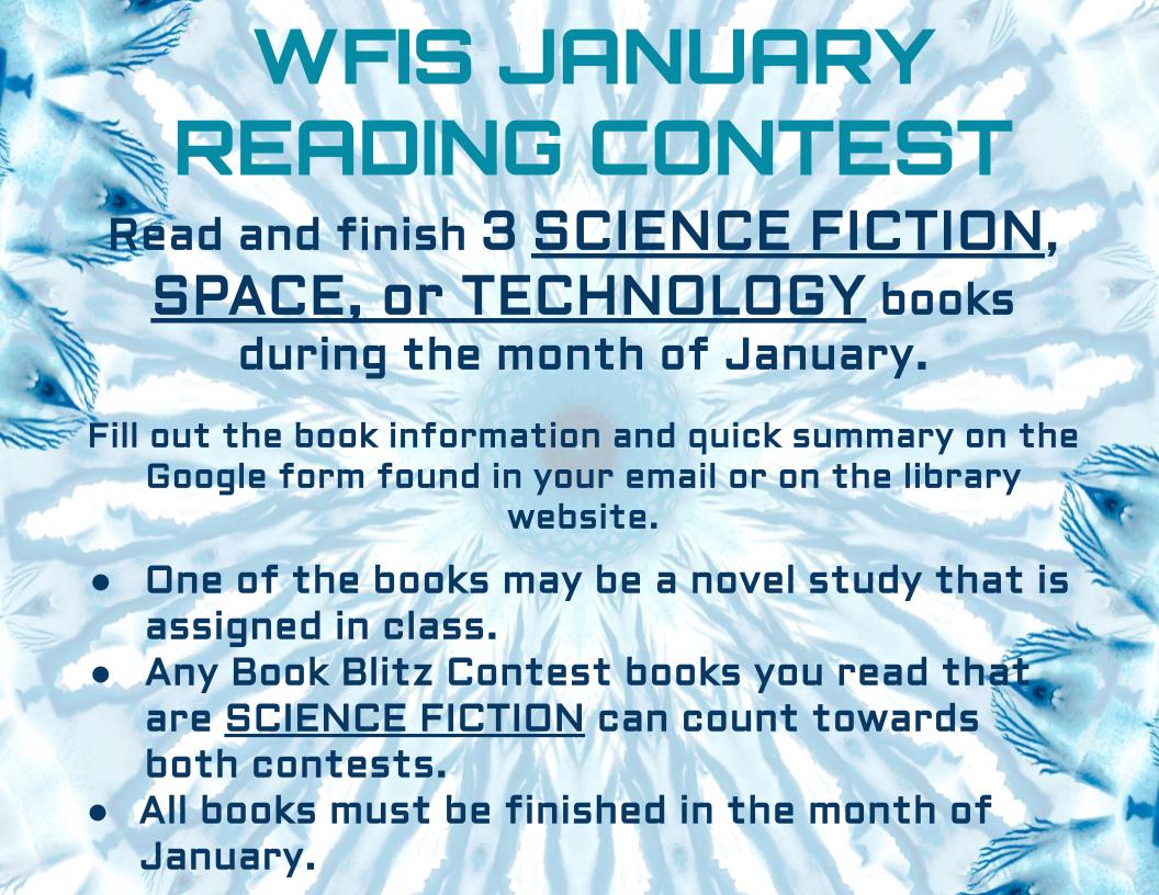 November's reading contest